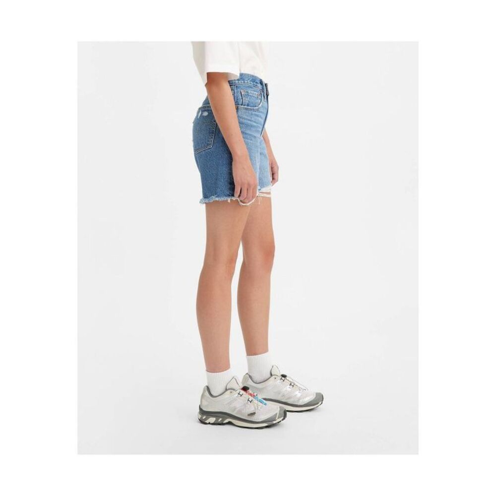 Levi's -  501 Women's Mid-Rise Ripped Distressed Jean Well Sure - Picture 2 of 3